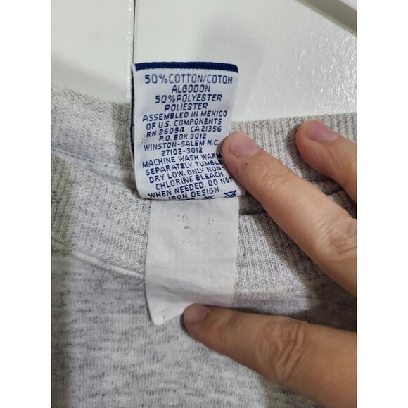 VTG Champion SZ M BOSTON UNIVERSITY Crewneck Sweatshirt Academia Collegiate - Picture 5 of 8